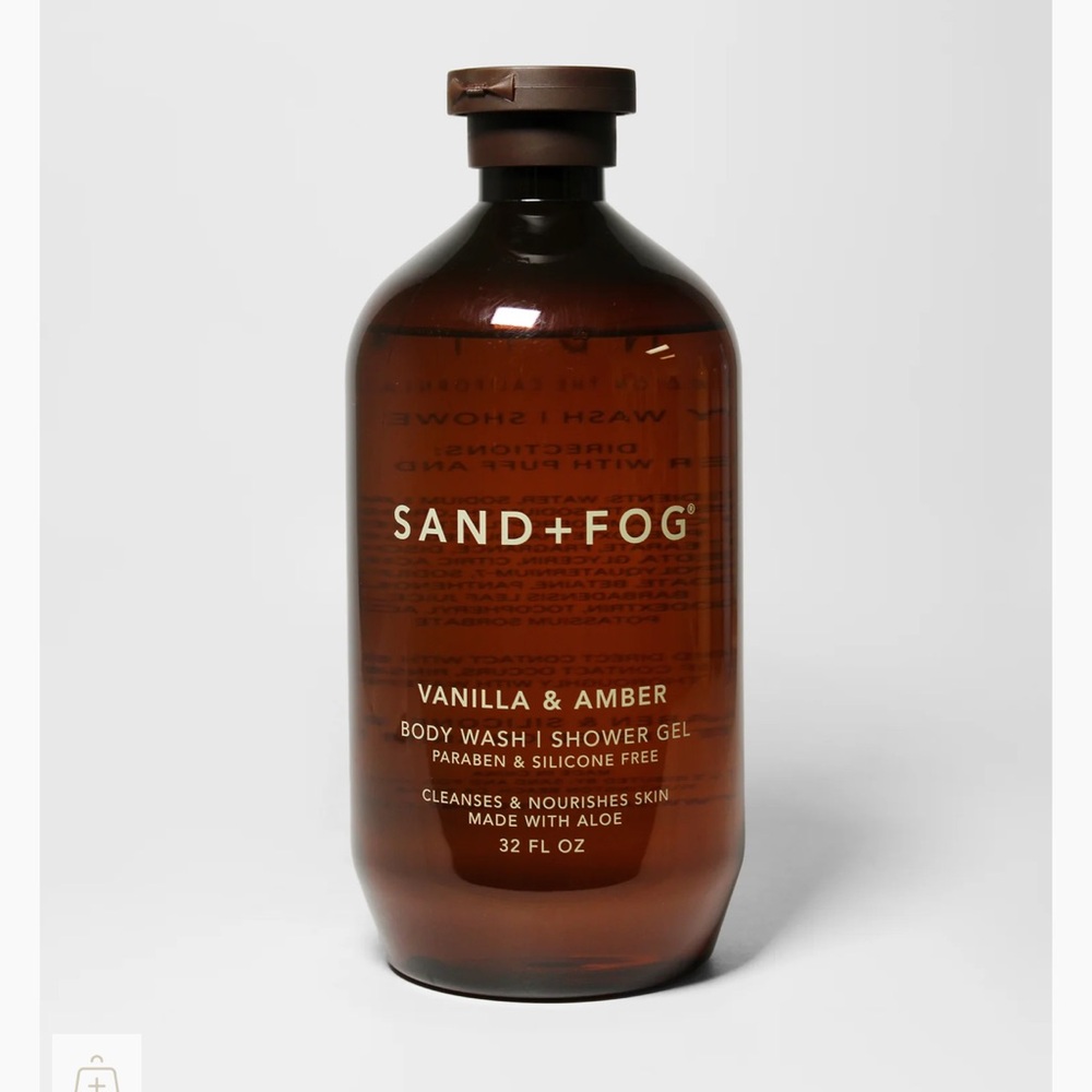 Sand + Fog Vanilla & Amber Shower Gel